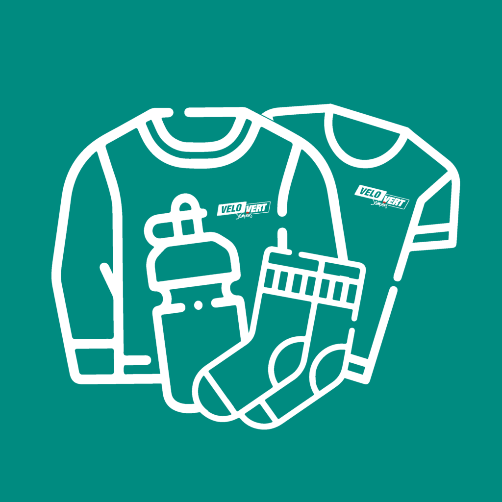 Lot Club VVfestival - Kit T-shirt, sweat, bidon, chaussettes